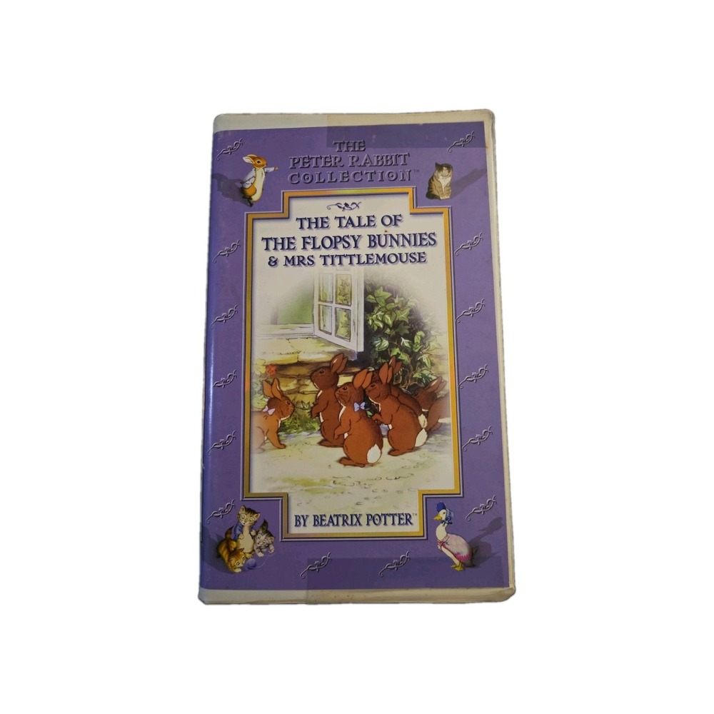 Vintage 2002 Tale of the Flopsy Bunnies  Mrs. Tittlemouse Clamshell, VHS